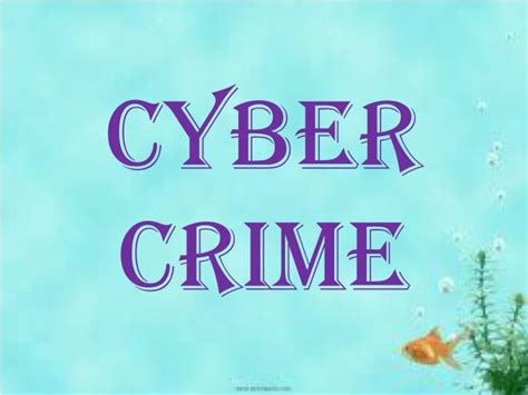 Ppt Cyber Crime Powerpoint Presentation Free Download Id2614295