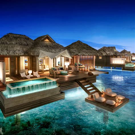 this crazy luxury bungalow is literally out in the sea water bungalow overwater bungalows