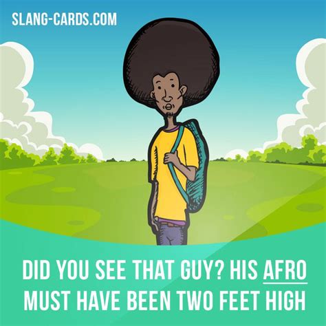 “afro” Means A Bushy Haircut For Curly Hair “hairstyle From Africa