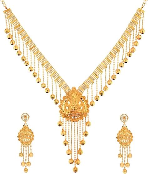 Amazon Com Efulgenz Gold Tone Indian Jewelry Sets For Women Dubai