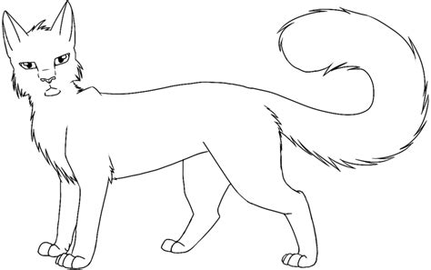 Warrior Cat Lineart Kasarawolf