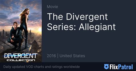 The Divergent Series Allegiant Flixpatrol