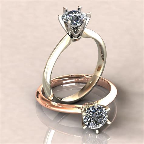 Solitaire 1ct Diamond Ring 3d Model 0198 3d Model 3d Printable Cgtrader