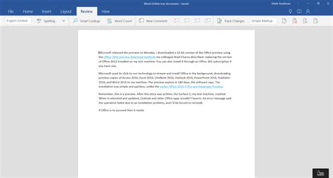 Microsoft Office 2016 Review Its All About Collaboration
