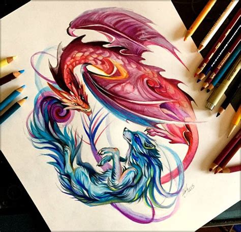 Pencil Drawings Amazing Colored Pencil Drawings