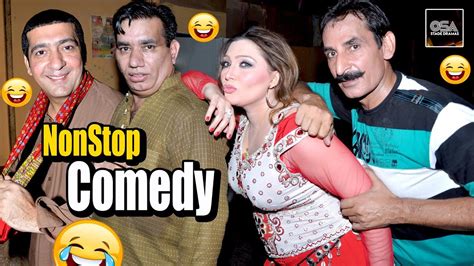 Zafri Khan Nasir Chinyoti Iftikhar Thakur Khushboo Nonstop Full Comedy