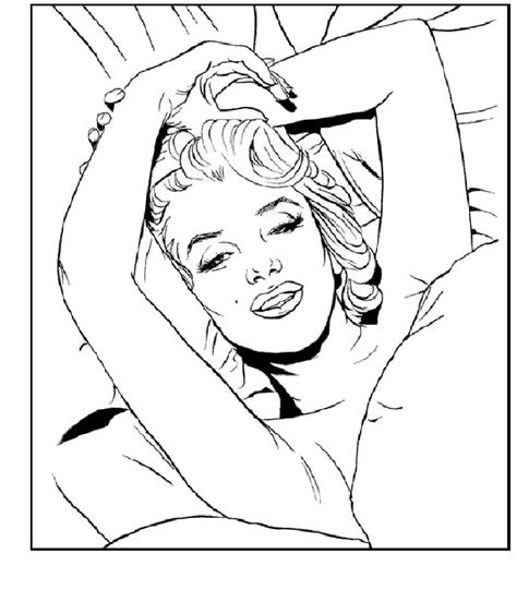 Marilyn Monroe Coloring Pages For Adults Adult Coloring Pages Adult