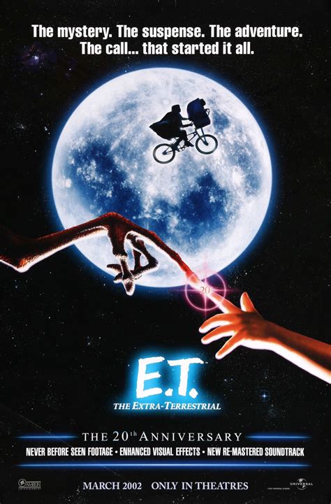E.T. The Extra Terrestrial (1982) in 2021 | Extra terrestrial, Et the ...