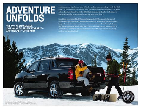 2013 Chevrolet Avalanche Brochure