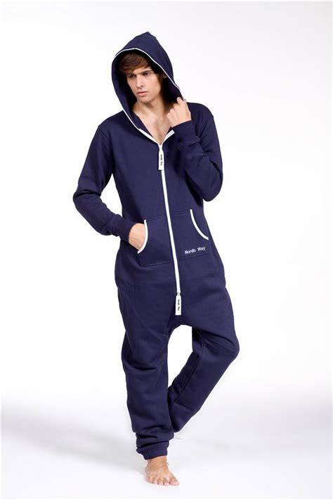 Mens Adult Onesie Onesies One Piece Jumpsuit Pajamas Zip Up Hood By