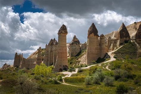 Love Valley In Cappadocia Turkey Stock Image Image Of