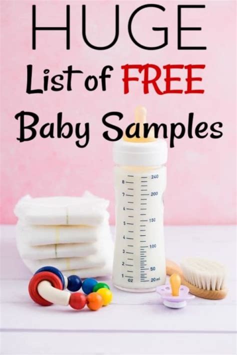 How To Get Free Samples For Baby Huge List Of Free Baby Samples
