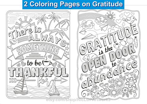 thankful  gratitude etsy coloring pages thanksgiving