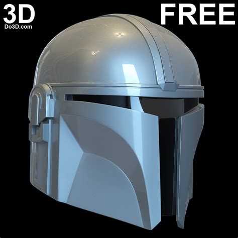 Free Mandalorian Helmet 3d Printable Model Stl From Do3d