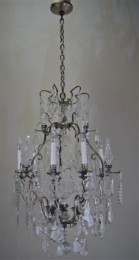 Antique chandeliers, antique wall sconce, antler chandelier, indoor and outdoor chandeliers, antique french chandeliers, french antique lighting, italian sconce, chandelier lighting, crystal chandeliers, white chandeliers, foyer chandeliers, wrought iron chandeliers. Antique French 1920s Crystal and Silver Chandelier For ...