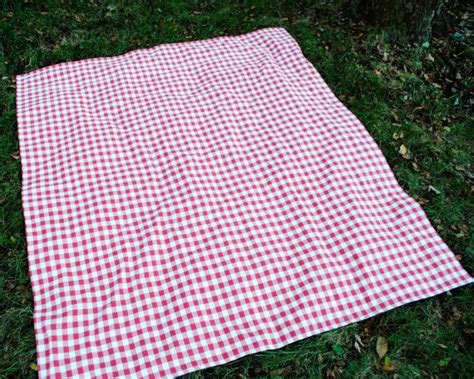 Traditional Gingham Picnic Throw Red Picnic Blanket Picnic Blanket