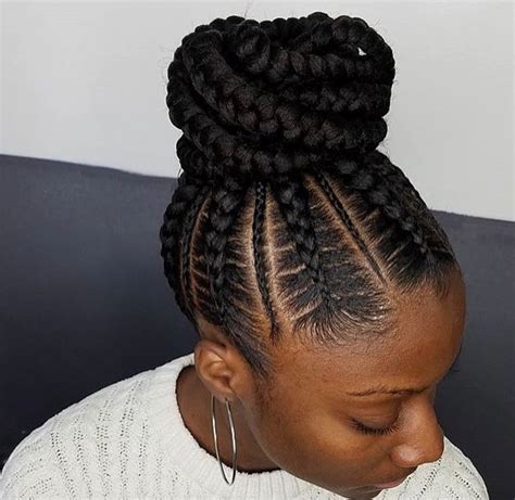 For african women they were blessed with textured hair that is strong from one end to another. 15 Best Ideas Braided Bun Updo African American Hairstyles