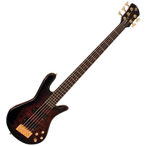 Spector Bass Legend 5 Custom Bass Guitar Black Cherry At Gear4music