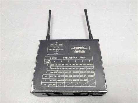 Ramsa Wx Tb841wx Rb700 ワイヤレスマイク 送受信機セット Vivid Online Shop