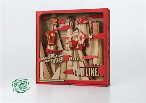 I do add some sauce but the restaurant don't give me any. Bold and Loud Cardboard Sculptures for Pizza Hut Ad ...