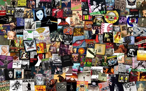 47 Rock Album Covers Desktop Wallpaper