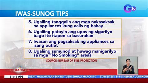 Ano Ang Iwas Sunog Tips Mo Ngayong Fire Prevention Month Bt Youtube