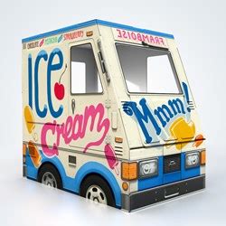 Combine two boxes, paint, and some ice cream stickers. Entrepreneurial Designer Creates Super-Sized Cardboard Toy ...