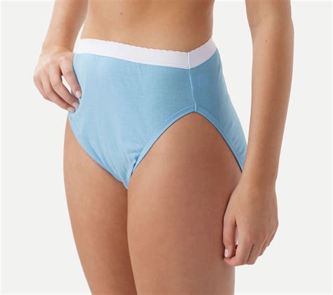 Breezies S6 Cotton High Cut Brief Panties Wultimair