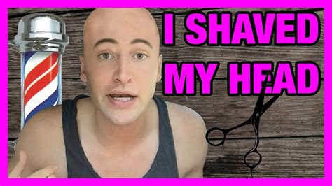 Trying To Shave My Head Youtube