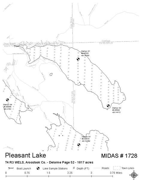 Lakes Of Maine Lake Overview Pleasant Lake Island Falls T4 R3