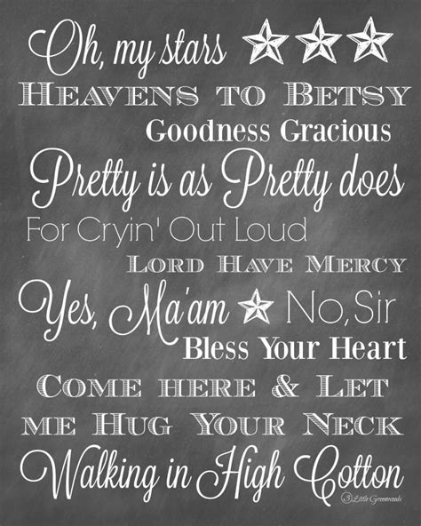 Southern Sayings Printable Southern Sayings Southern Phrases Southern Expressions