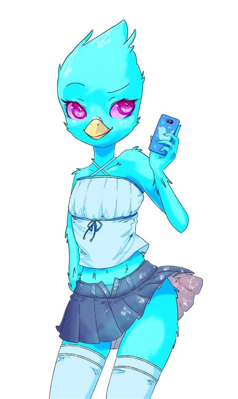 Avian From Starbound Or Something Idek She S Blue Furry Girls Anthro Furry Yiff Furry