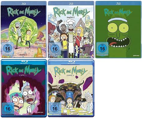 Rick And Morty Staffel 1 5 12345 1 Bis 5 Blu Ray Set