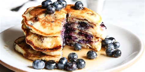Easy Homemade Blueberry Pancakes Recipe How To Make Blueberry