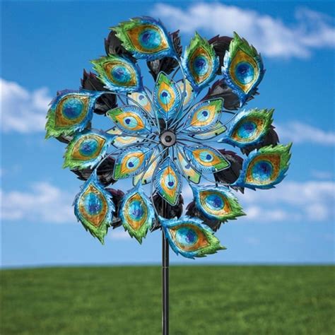 Peacock when it rolls out in april 2020. Peacock Solar Multi-Color Wind Spinner Outdoor Lawn Garden ...