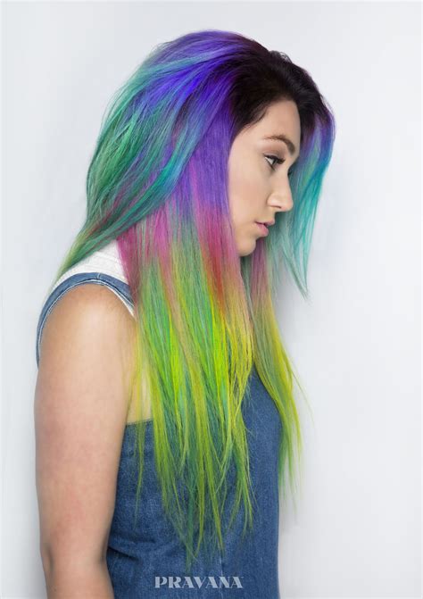 Gorgeous Rainbow Hair Color Ideas You Havent Seen Yet Glamour