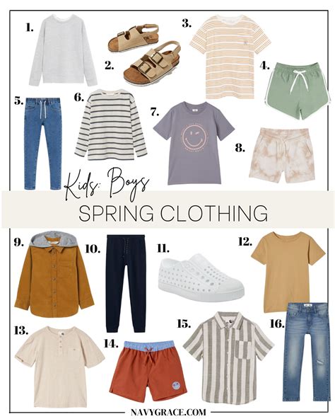 Kids Spring Clothing Round Up Navy Grace