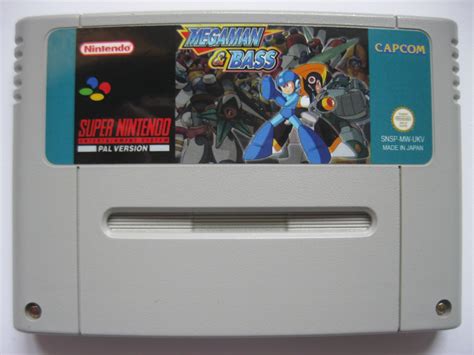 Megaman And Bass Rockman And Forte For Super Nintendo Snes Pal English