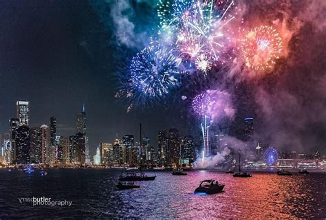 Navy Pier Fireworks At Chicago Tonight Photo From Barrybutler9