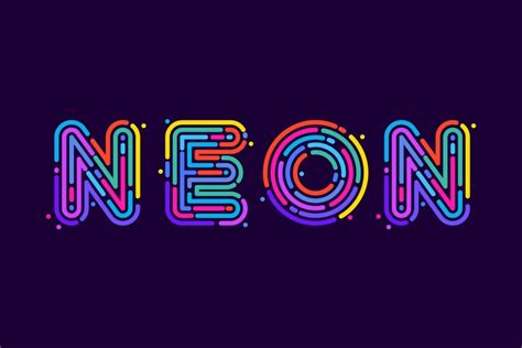 15 Best Neon Fonts Design Inspiration