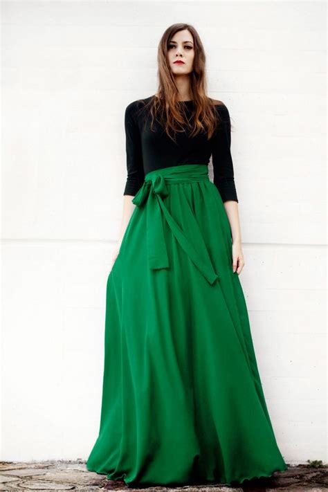 Vestidos largos de fiesta verde y negro de arimoka online