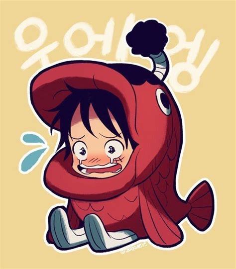 Just A Really Cute Chibi Luffy Pic One Piece Amino