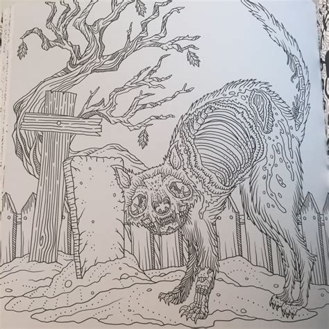 The Beauty Of Horror Coloring Pages