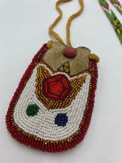 Cool Navajo Pouch And Nice Beaded Piece Etsy