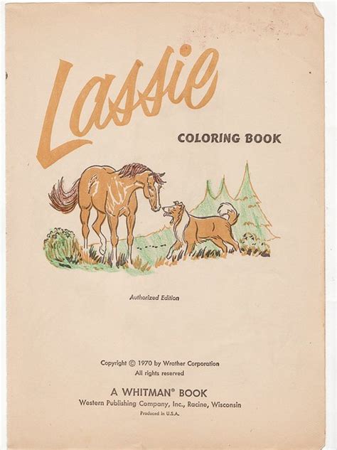 Lassie Coloring Book A Photo On Flickriver