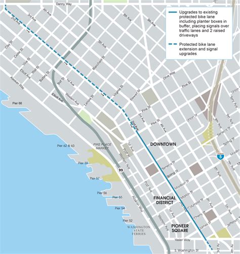 Improvements Heading To Second Avenue Protected Bike Lanes Cascade