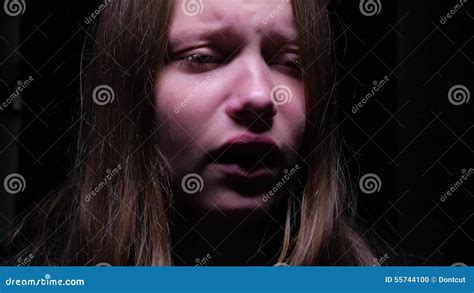 crying teen girl stock footage video of lonely drama 55744100