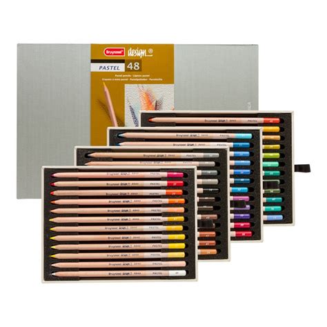 Bruynzeel Pastel Pencils Box Of 48 Assorted Colours Jacksons Art