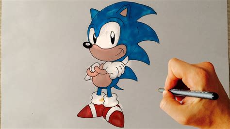 Sonic The Hedgehog Sonic How To Draw Youtube