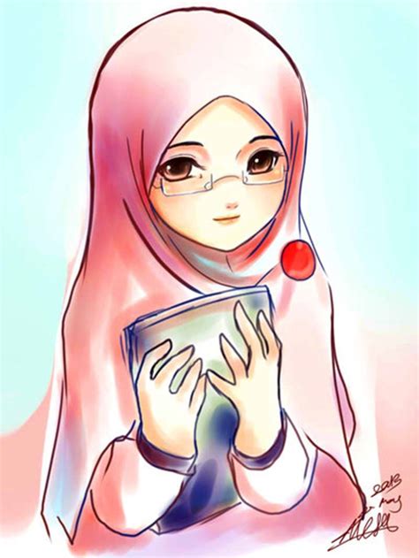 Inspirasi Spesial Gambar Kartun Anak Muslimah Kulturaupice